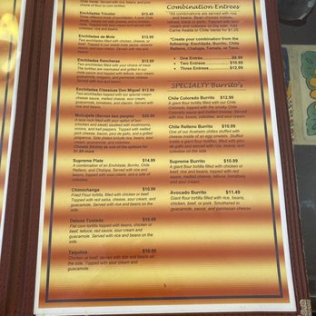 La Casa Don Miguel - Menu page 5 - Mexican Near Me - Cedar City, Utah La Casa Don Miguel - Menu page 5 - Mexican Near Me - Cedar City, Utah