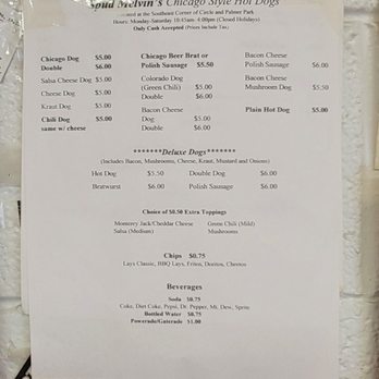 Spud Melvin's - Menu - Fast Food Near Me - Colorado Springs, Colorado