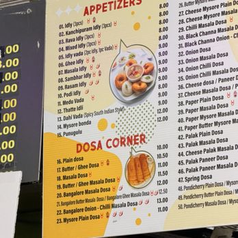 Sri Dosa Place - Menu - Indian Near Me - Iselin, New Jersey Sri Dosa Place - Menu - Indian Near Me - Iselin, New Jersey