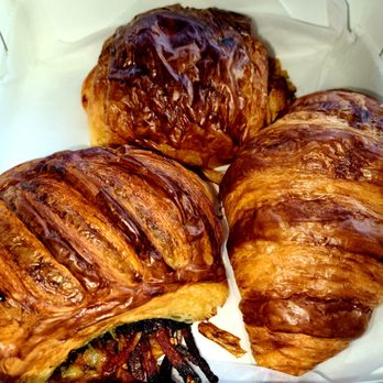 Breadshop - 2-pk croissant $15 here with plain, prosciutto & gruyere, and taegu/spinach/manchego. So savory! - Bakeries Near Me - Honolulu, Hawaii