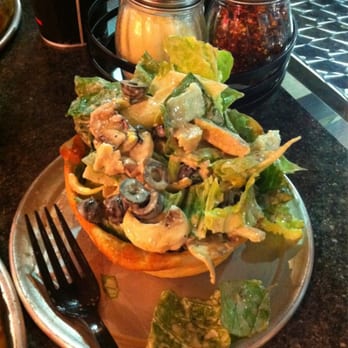 Pie Five Pizza - Side salad - chicken Cesar salad (add drink/salad for $3.49) - Pizza Near Me - Frisco, Texas