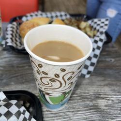 NYC Bagels and Cafe - Hot coffee!