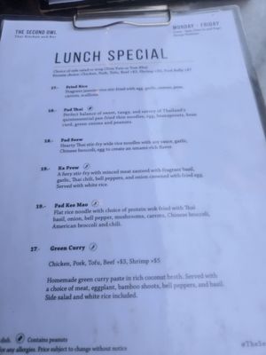 Menu photo 1 The Second Owl Long Beach, CA Menu photo 1 The Second Owl Long Beach, CA