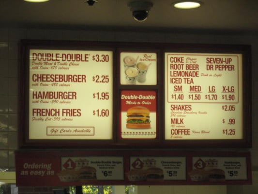 Menu photo 4 In-N-Out Burger Auburn, CA Menu photo 4 In-N-Out Burger Auburn, CA