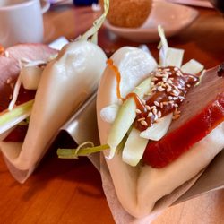 Dim Dim Sum - 夾包可避: 叉燒 Meat Bun: Roast pork
