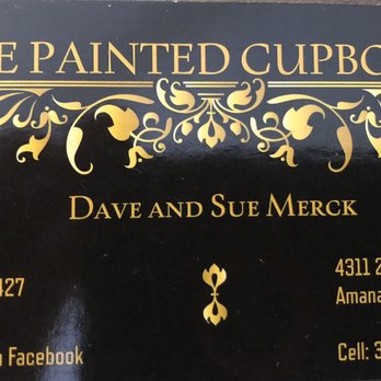 Painted Cupboard - Biz card - Antiques Near Me - Amana, Iowa Painted Cupboard - Biz card - Antiques Near Me - Amana, Iowa