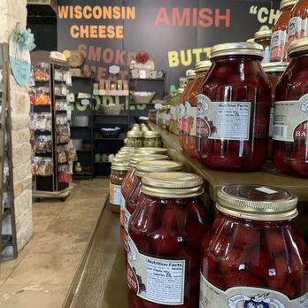 Slice of Amish - Pickled everything and preservative-free jams. They even have sugar-free options. - Cheese Shops Near Me - Montgomery, Texas Slice of Amish - Pickled everything and preservative-free jams. They even have sugar-free options. - Cheese Shops Near Me - Montgomery, Texas