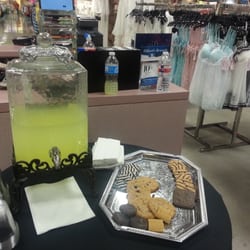 Dillard's - Dudes: snacks by lingerie changing rooms...