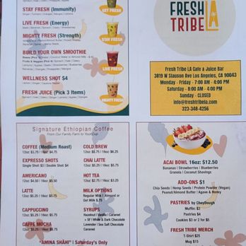 Fresh Tribe LA - Juice Bars & Smoothies Near Me - View Park-Windsor Hills, California Fresh Tribe LA - Juice Bars & Smoothies Near Me - View Park-Windsor Hills, California