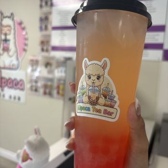 Alpaca Tea Bar - Jasmine fruit tea with strawberry popping boba - Bubble Tea Near Me - Lake Elsinore, California Alpaca Tea Bar - Jasmine fruit tea with strawberry popping boba - Bubble Tea Near Me - Lake Elsinore, California