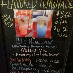 The Dog Shack - Lemonades menu
