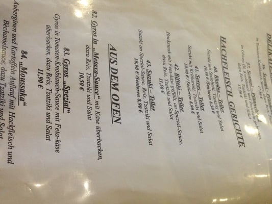 Menu photo 2 Bacchus Wittmund, NI