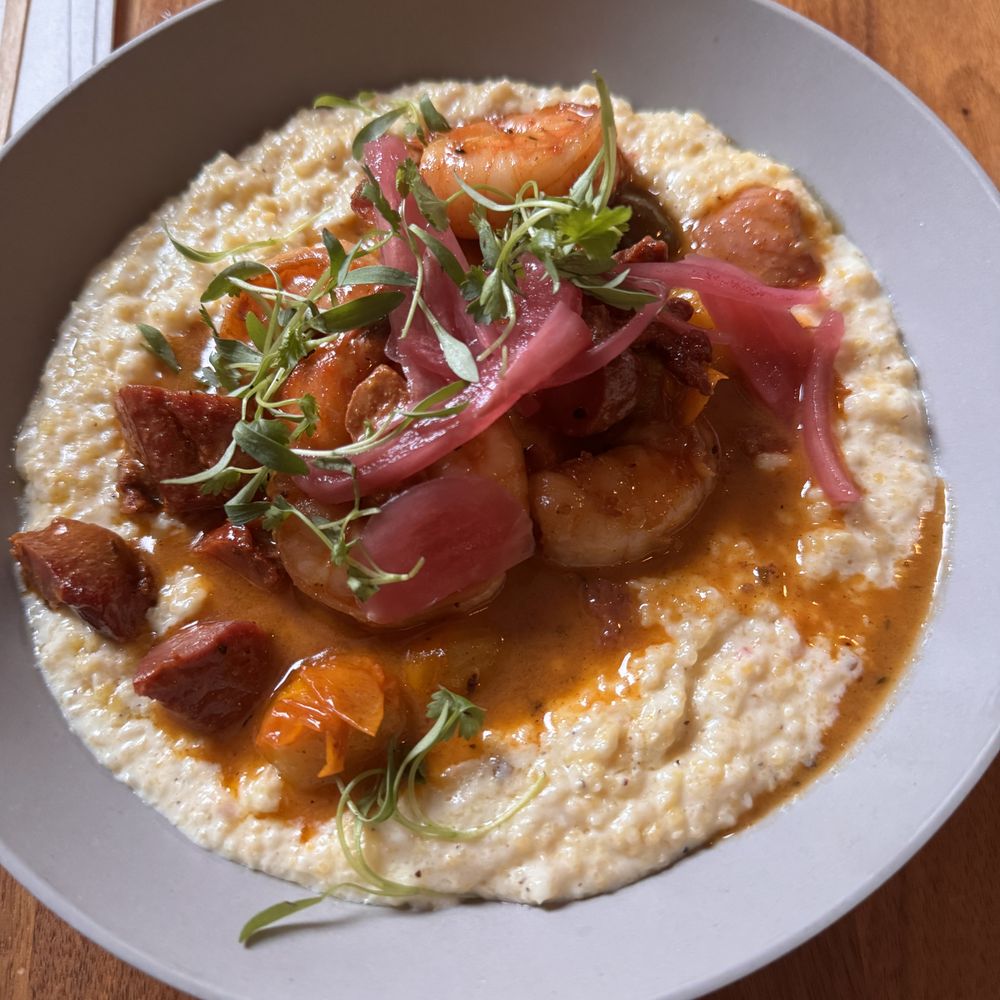 Spoke & Steele - Shrimp and Grits - American Near Me - Indianapolis, Indiana Spoke & Steele - Shrimp and Grits - American Near Me - Indianapolis, Indiana