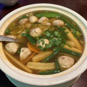 Dan Thai - Tom Yum Soup - Thai Near Me - Schaumburg, Illinois
