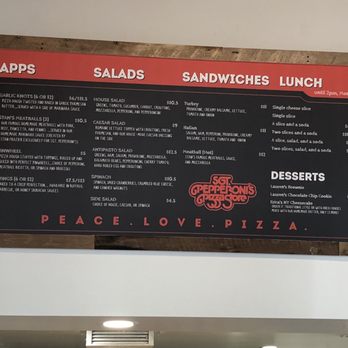 Sgt. Pepperoni's Pizza Store - Menu - Pizza Near Me - Irvine, California