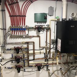 Pioneer Plumbing - Hydronics heating and cooling system we installed in Portland
