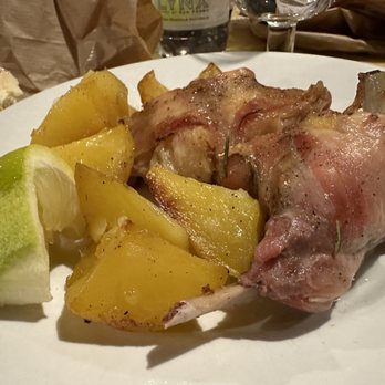 Trattoria Ermes - Coniglio al forno con patate (baked rabbit with potatoes) - Emilian Near Me - Modena, Missouri