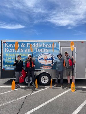 Photo of Lake Powell Paddleboards and Kayaks - Page, AZ, US. After the adventure!