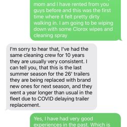 Conversations with the company