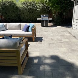 New paver patio New paver patio