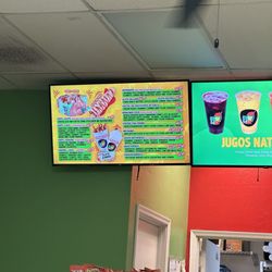 El Mix Raspados - Menu screen