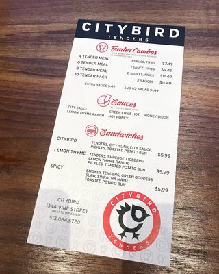 Menu photo 6 CityBird Tenders Cincinnati, OH Menu photo 6 CityBird Tenders Cincinnati, OH