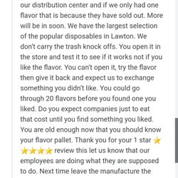 You Suck Vapes - This is how the owner responded to my review.