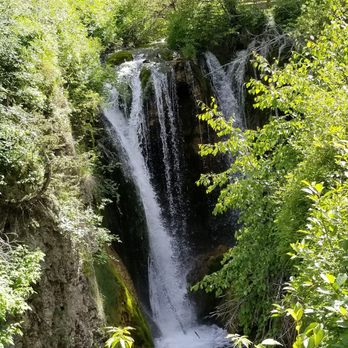 Roughlock Falls - Top platform view on the left - Hiking Near Me - Lead, South Dakota Roughlock Falls - Top platform view on the left - Hiking Near Me - Lead, South Dakota
