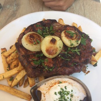 Driftwood Kitchen - Ribeye steak. Decent. - Seafood Near Me - Laguna Beach, California