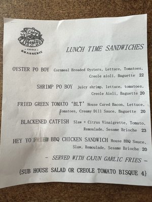 Menu photo 5 Chez Lafayette Tacoma, WA