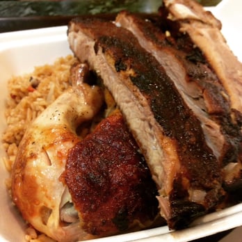 Peking BBQ - #7 - 1/4 chicken + 3 ribs over pork fried rice. - Chinese Near Me - Woodside, New York