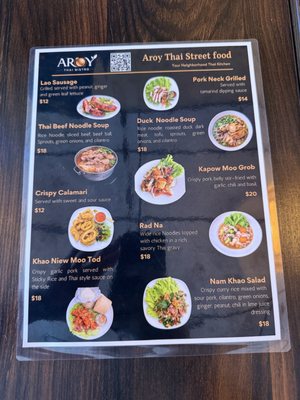 Menu photo 4 Aroy Thai Bistro Hercules, CA