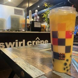 Mango Bubble Milk Tea Mango Bubble Milk Tea
