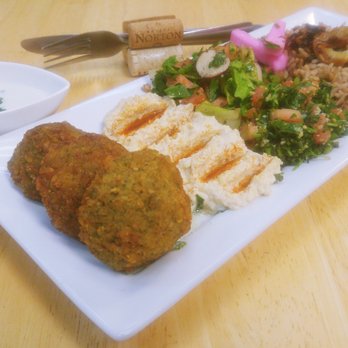 Saj House - Falafel plate - Lebanese Near Me - Halifax, Nova Scotia