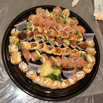 Ninja Sushi - Ninja Rolls Party Platter - Sushi Bars Near Me - Walnut, California Ninja Sushi - Ninja Rolls Party Platter - Sushi Bars Near Me - Walnut, California