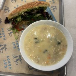 1/2 Chicken Pesto Caprese, Chicken farrow soup 1/2 Chicken Pesto Caprese, Chicken farrow soup