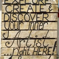 The Craft Lab - You'll find this sign right outside our front door!