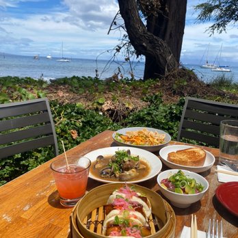 Star Noodle - Lunch with a view. Steamed Pork Buns, Steamed Clams with Black Beans. - Asian Fusion Near Me - Lahaina, Hawaii Star Noodle - Lunch with a view. Steamed Pork Buns, Steamed Clams with Black Beans. - Asian Fusion Near Me - Lahaina, Hawaii