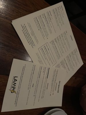 Menu photo 1 Lampo Charlottesville, VA