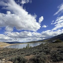 Dexter Campground - A view of Twin Lakes.