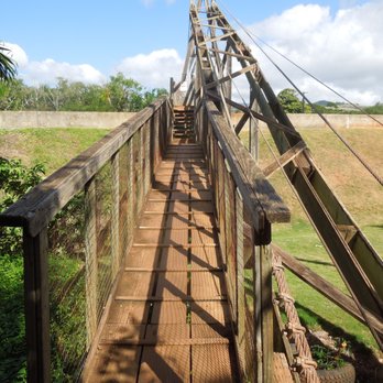 Hanapepe Swinging Bridge - Bridge 3 - Landmarks & Historical Buildings Near Me - Hanapepe, Hawaii Hanapepe Swinging Bridge - Bridge 3 - Landmarks & Historical Buildings Near Me - Hanapepe, Hawaii