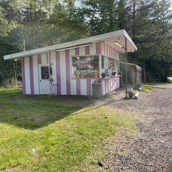 Pamela's Ice Cream - a pink and white striped ice cream shop - Ice Cream & Frozen Yogurt Near Me - Bear Creek Township, Pennsylvania Pamela's Ice Cream - a pink and white striped ice cream shop - Ice Cream & Frozen Yogurt Near Me - Bear Creek Township, Pennsylvania