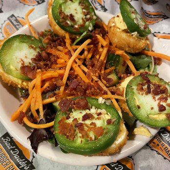 Bad Daddy's Burger Bar - I'm a little scared to eat these Not Your Mama's Deviled Eggs - Burgers Near Me - Winston-Salem, North Carolina