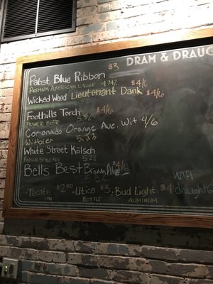 Menu photo 8 Dram and Draught Raleigh, NC