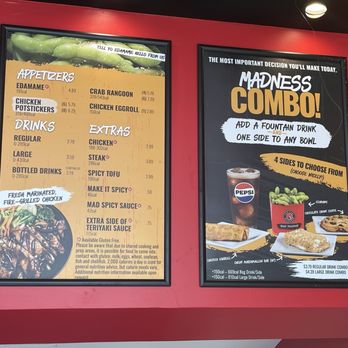Teriyaki Madness - Menuboard 2 of 2 - Japanese Near Me - Torrance, California Teriyaki Madness - Menuboard 2 of 2 - Japanese Near Me - Torrance, California