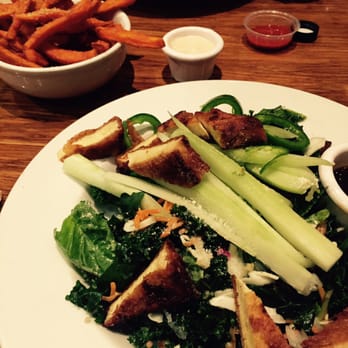 Veggie Grill by Next Level - Bahmi salad. I don't like the tofu being fried. The sauce for sweet potato is great!! - Vegan Near Me - Pasadena, California Veggie Grill by Next Level - Bahmi salad. I don't like the tofu being fried. The sauce for sweet potato is great!! - Vegan Near Me - Pasadena, California