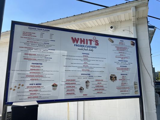 Menu photo 2 Whits Frozen Custard Waverly, OH Menu photo 2 Whits Frozen Custard Waverly, OH