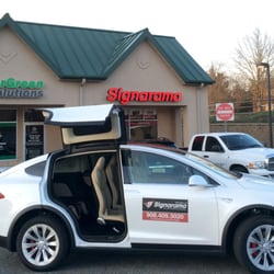 Signarama - First TESLA Model X in New Jersey!