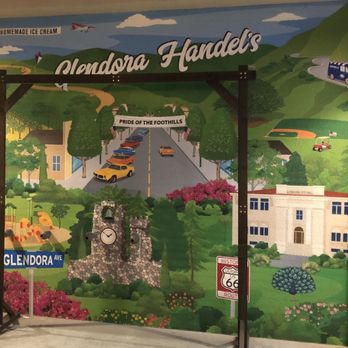 Handel's Homemade Ice Cream - Glendora Handel's Art Mural - Ice Cream & Frozen Yogurt Near Me - Glendora, California