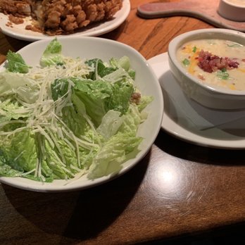 Outback Steakhouse - Caesar Salad and Baked Potato Soup - Steakhouses Near Me - Chandler, Arizona